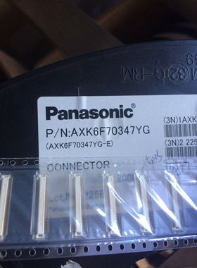 松下连接器 AXK6F70347YG 70pin 0.5mm 板对板连接器 镀金脚 原装