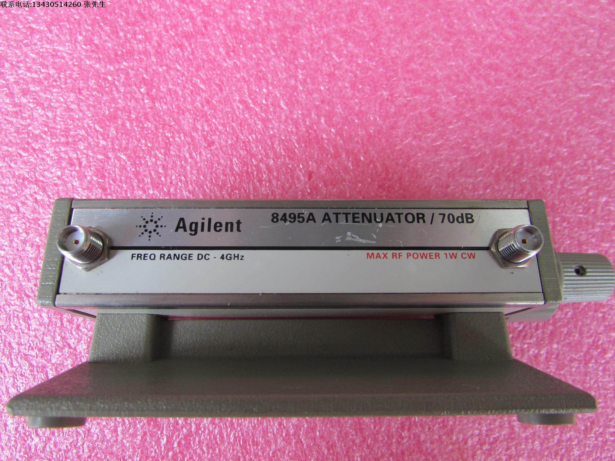 Agilent 8495A DC-18GHz  70dB 10dB步进射频微波可调衰减器
