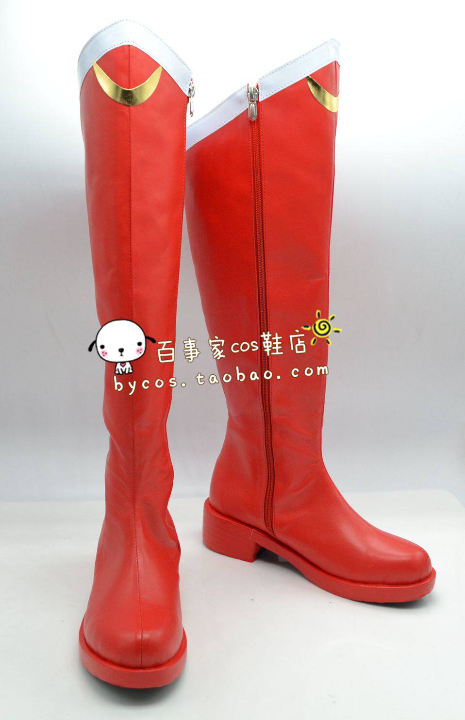 美少女战士 月野兔cos鞋 动漫Cosplay靴子支持看图定制