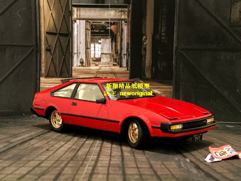 1比18 24工厂车间 厂房 停车库 地下停车场 车模 汽车场景模型