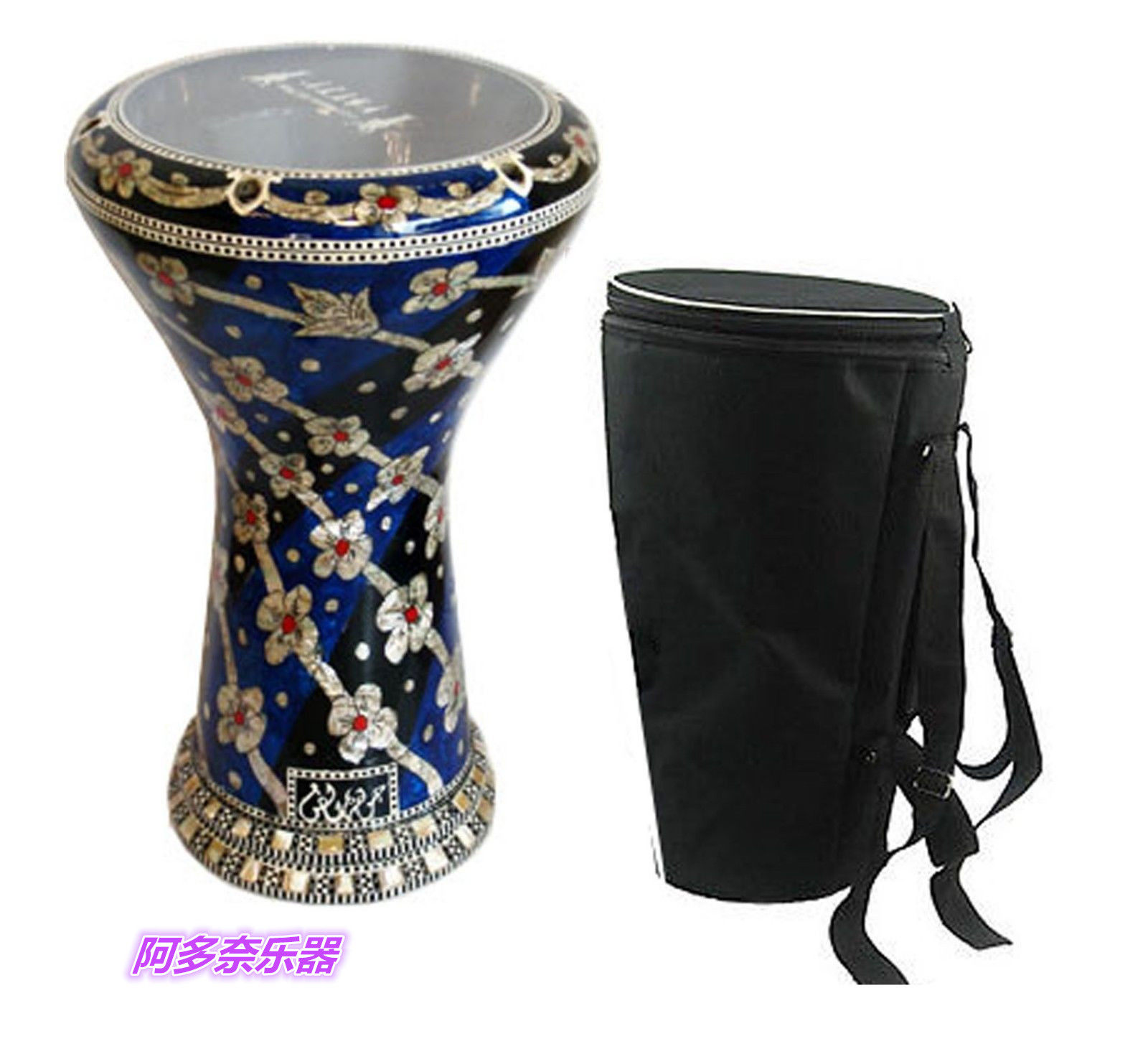 埃及进口乐器 中东鼓 阿拉伯鼓镶嵌珍珠母Darbuka肚皮舞鼓Doumbek