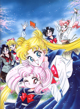 日本动漫海报定做 美少女战士海报制作相纸房间装饰画挂画D9003B