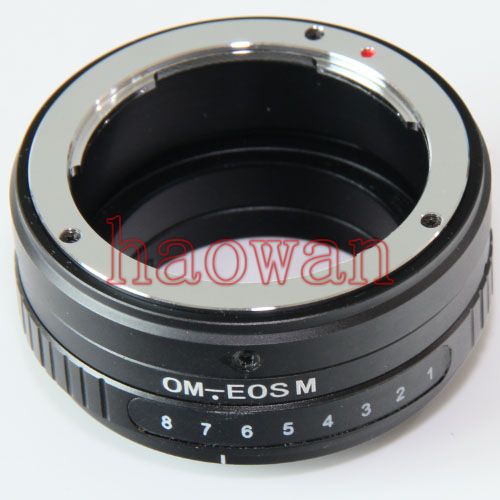 OM-EOSM移轴转接环 奥林巴斯镜头转佳能相机EOSM/M2/M3/M5/M10