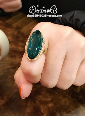 新品日韩欧美版夸张走秀款戒指环