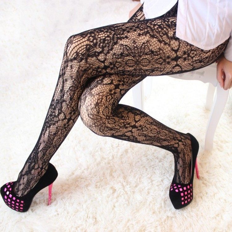 日系蕾丝网袜性感丝袜 显瘦春秋雕花打底袜复古镂空防勾丝连裤袜,女士内衣/男士内衣/家居服,连裤袜/打底袜,淘宝优惠券,粉丝福利购,淘宝优惠卷