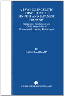 【预售】A Psycholinguistic Perspective on Finnish and ...