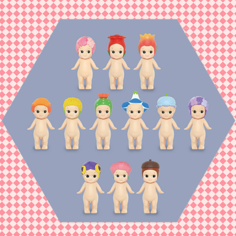 专柜现货正品sonnyangel索尼丘比天使娃娃鲜花系列可做钥匙扣包挂