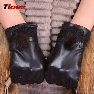 39元包邮   tlove   女士保暖触摸屏羊皮手套