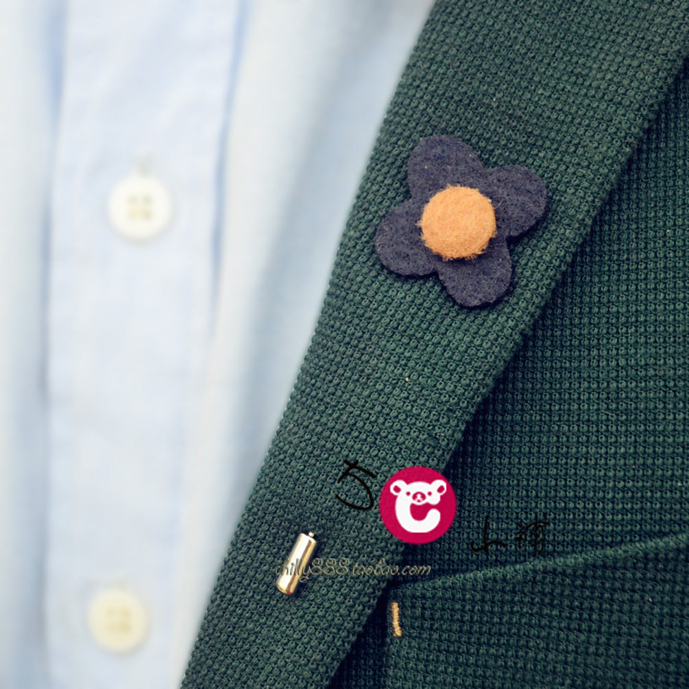 韩国四叶草蕾丝绒面毛毡布艺装饰品胸针男女西装长针胸花brooch|ruв категории Украшения,ювелирные изделия, брошь - от Buy2taobao.com для оказания профессиональной услуги покупки агента Taobao