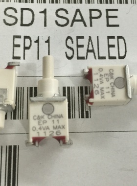 原装EP11SD1SAPE进口美国C&K按钮开关0.4VA MAX常开按防水密封型
