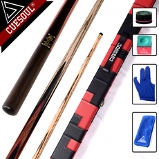 кий для бильярда cuesoul/q獣正品斯诺克专业级台球杆黑8套装小头斯诺克球杆桌球杆