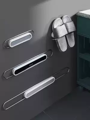 Shoe storage wall-mounted entry slipper rack narrow door rear-mounted nail-free household door punch-free expansion