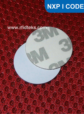 直径25MM RFID钱币卡 ISO15693 抗金属圆形卡 I CODE SLIX芯片
