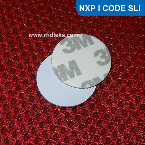 NFC圆形卡RFID迷你防伪标签 ISO15693 13.56MHZ I CODE SLIX 13MM