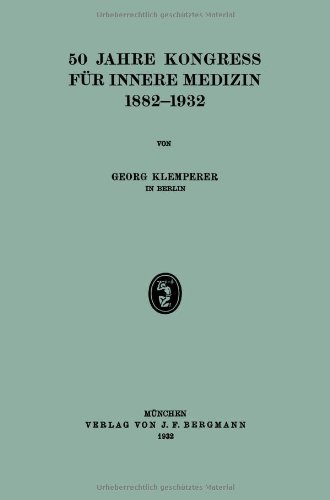 【预订】50 Jahre Kongress Fur Innere Medizin... 书籍/杂志/报纸 科普读物/自然科学/技术类原版书 原图主图