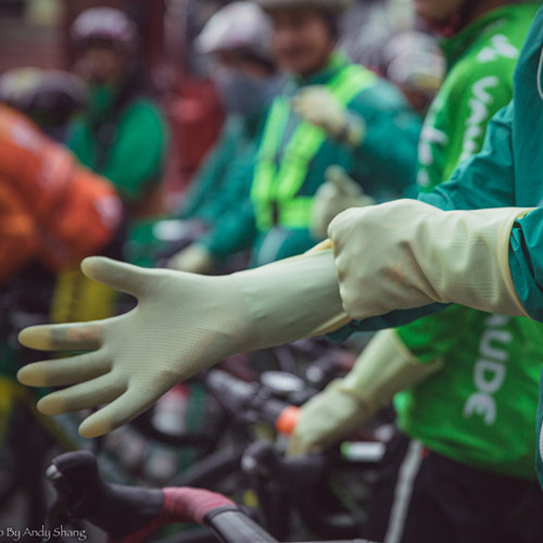 Gants pour vélo mixte - Ref 2248018 Image 1