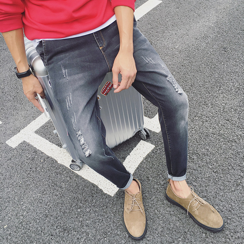 Jeans pour jeunesse pieds Slim pour Quatre saisons - Ref 1464983 Image 1