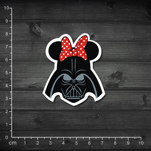 发10张恶搞星战 萌版黑武士 Darth Vader 笔记本贴纸 拉杆箱贴纸