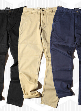 【现货】OUROBOROS 2015SS HEMMING PANTS 专业剪裁包边裤 三色入