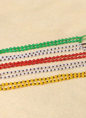 天然玛瑙玉髓挂绳男女款编织项链