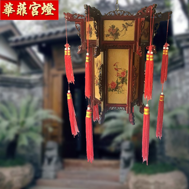 实木灯笼,实木_大山谷图库