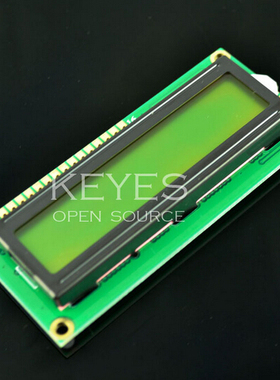 树莓派Raspberry Pi 专用LCD1602(黄绿屏) 液晶模块 3.3V 带背光