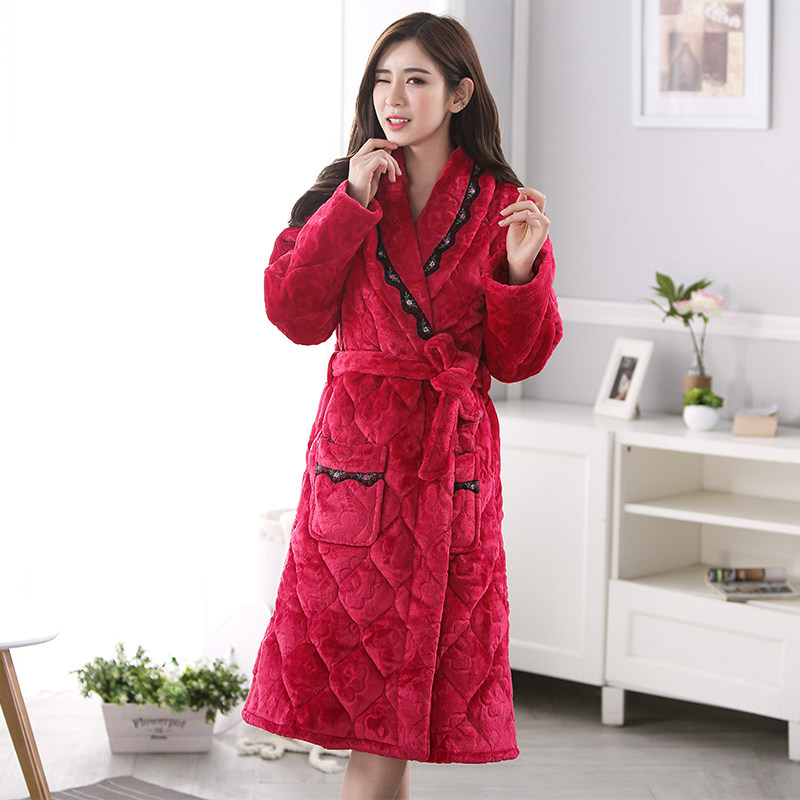 Peignoir jeunesse Quilted 88251 rouge - Ref 592975 Image 1