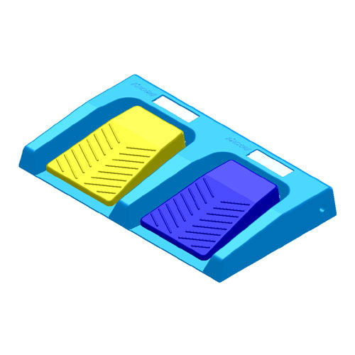 正品凯昆防水脚踏开关双联踏板USB接口医用脚踏控制开关HRF-M52-U