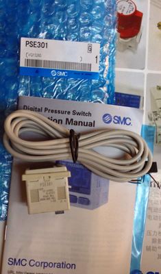 SMC压力控制器PSE301/PSE300-M/PSE300 12-24V现货带电缆支架特价