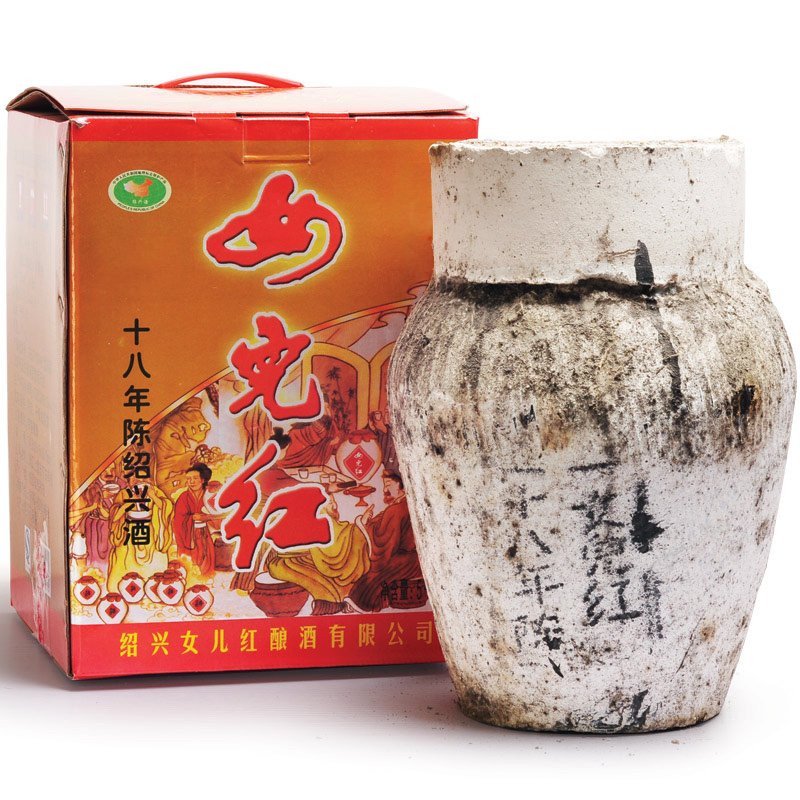 绍兴黄酒 女儿红十八年陈绍兴花雕酒 5000ML 卖一坛少一坛
