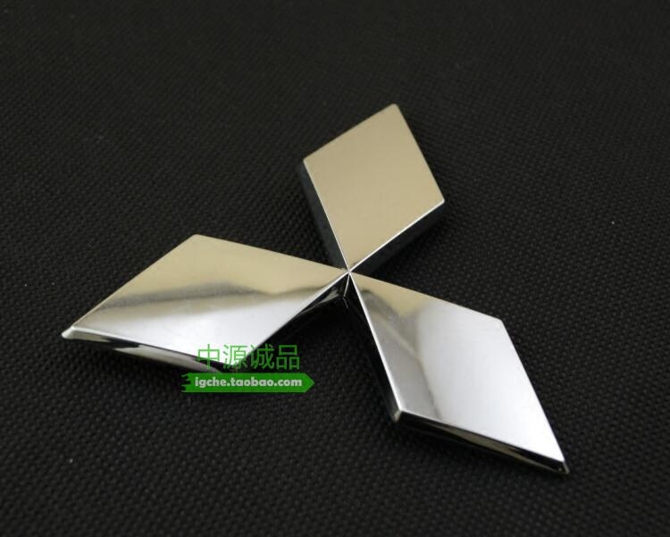 适用于欧蓝德 欧蓝德EX 后尾标 后车标 尾门中网标志  银色 电镀