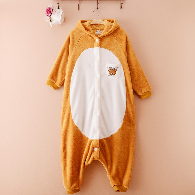 包邮外贸轻熊秋冬连体加厚连身衣