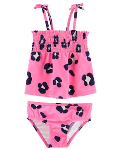 5码 外贸osh吊带女童儿童小中童女孩分体泳衣防紫外线泳衣2 包邮