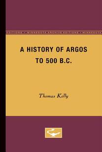 【预售】A History of Argos to 500 B.C