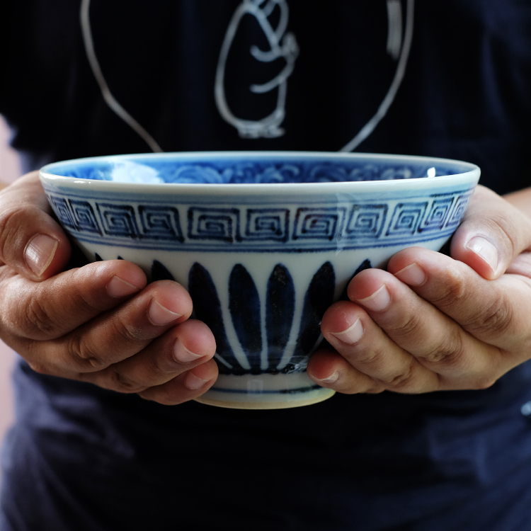 手绘仿古青花瓷碗鸡心碗面碗汤碗饭碗大碗景德镇家用陶瓷碗泡面碗|msdalam kategori pinggan mangkuk, pinggan mangkuk, Bowl - dari Buy2taobao.com untuk memberikan perkhidmatan ejen Taobao profesional membeli