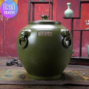 陶瓷米缸米桶茶叶末油缸酒坛缸水缸密封50斤100斤30斤200装 景德镇