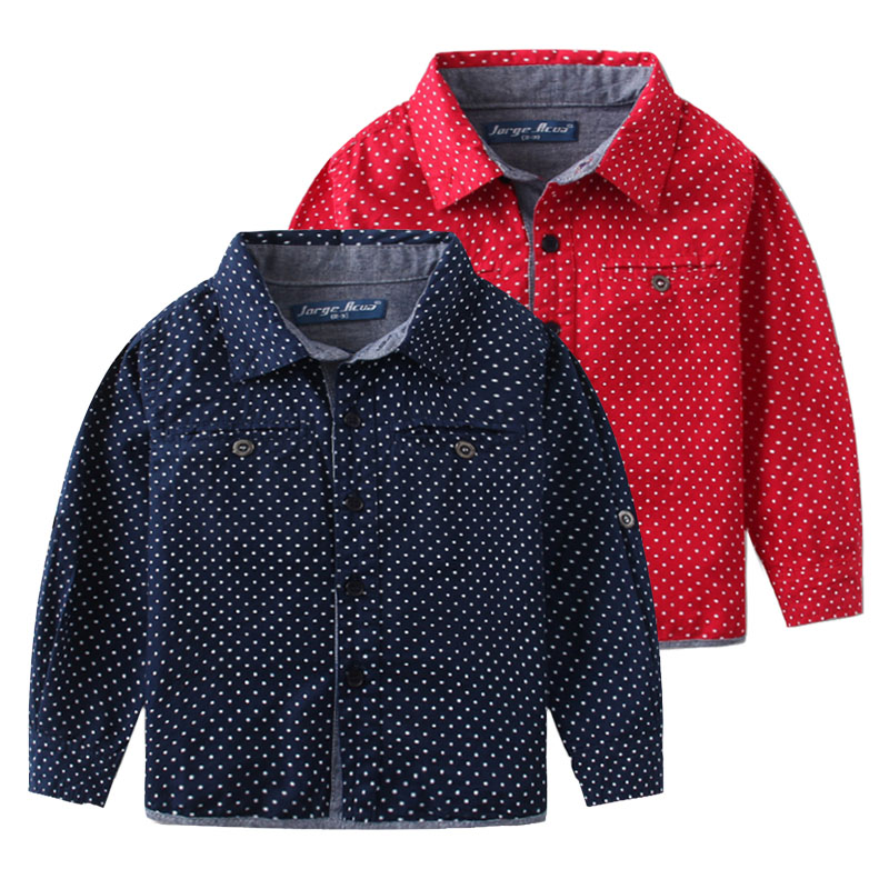 Chemise garcon à manche longue - Ref 2082702 Image 1