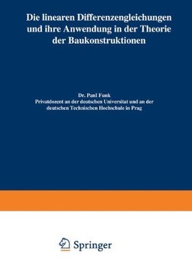 【预订】Die Linearen Differenzengleichungen ...