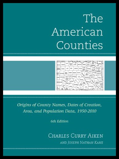 【预售】The American Counties: Origins of County Names, D