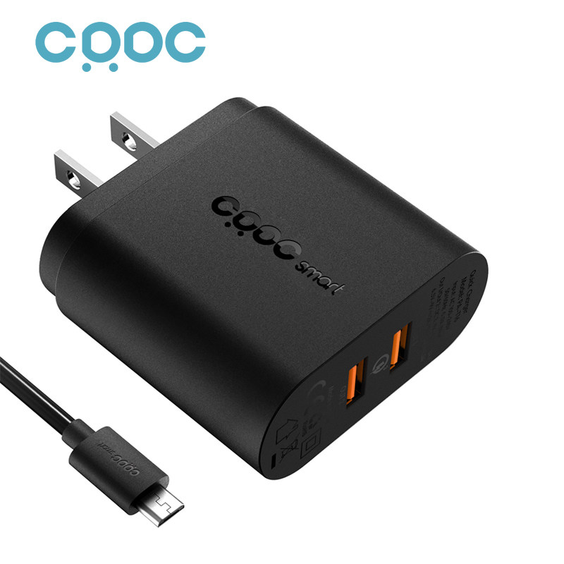 #本站首晒#拥抱QC3.0快充新时代——CRDC 双口qc3.0快速充电器开箱评测
