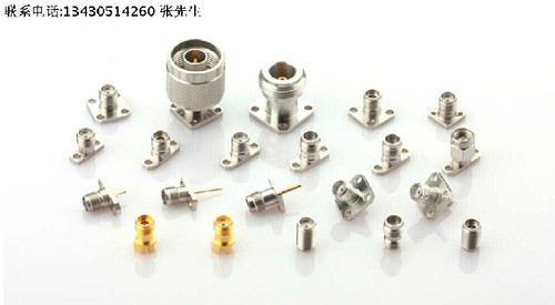 2.92mm连接头 DC-40GHz 驻波1.15:1 不锈钢射频同轴法兰盘连接器