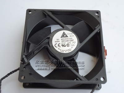 原装台达 EFC0912BF 9032 12V 0.60A双滚珠四线三叶子风扇