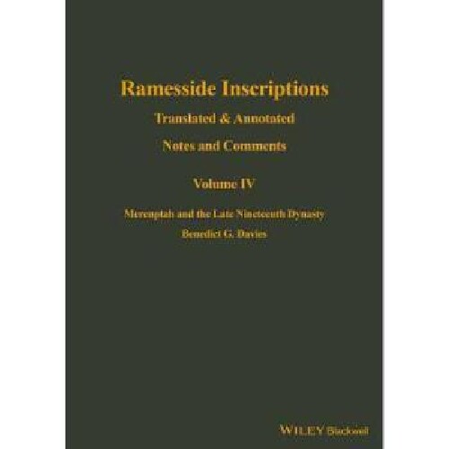 【预订】Ramesside Inscriptions, Notes and Co...