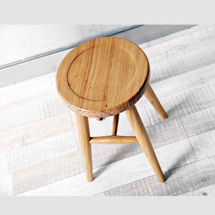 「wooz/实木小圆凳」 圆凳 矮凳 餐凳 多用凳 换鞋凳 花盆架