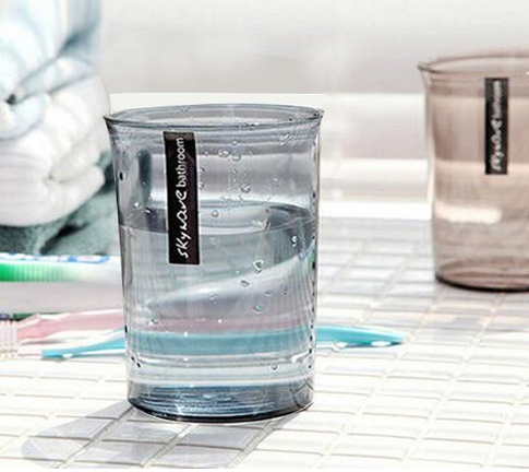 韩国进口塑料漱口杯卫浴有柄洗漱杯牙刷杯刷牙杯水杯子喝水杯