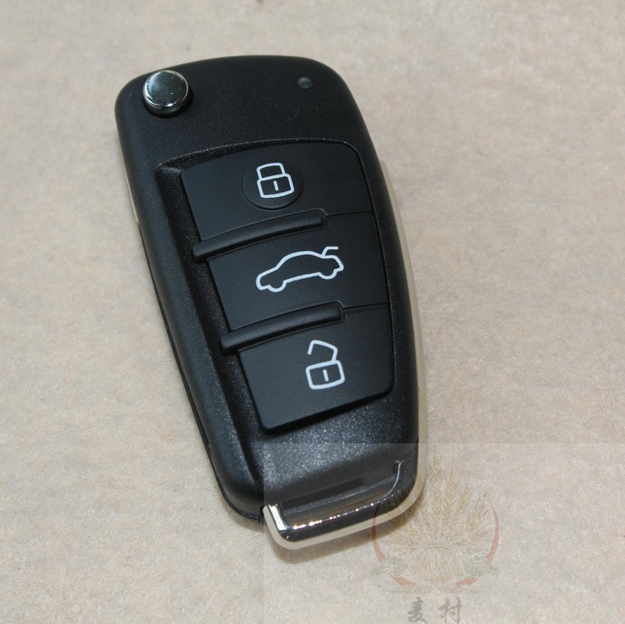 奥迪A3折叠遥控钥匙 MQB平台汽车钥匙 新款奥迪A3汽车钥匙