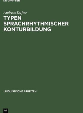 【预售】Typen Sprachrhythmischer Konturbildung