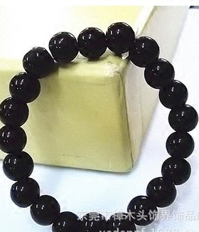 玻璃水晶弹力佛珠手链