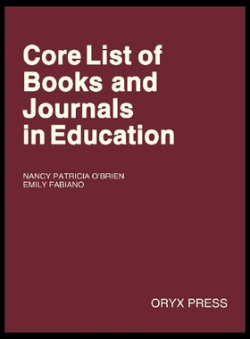 【预售】Core List of Books and Journals in Education