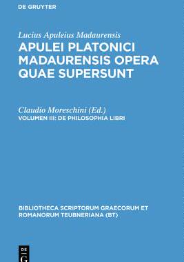 【预售】de Philosophia Libri: Apulei Platoni...